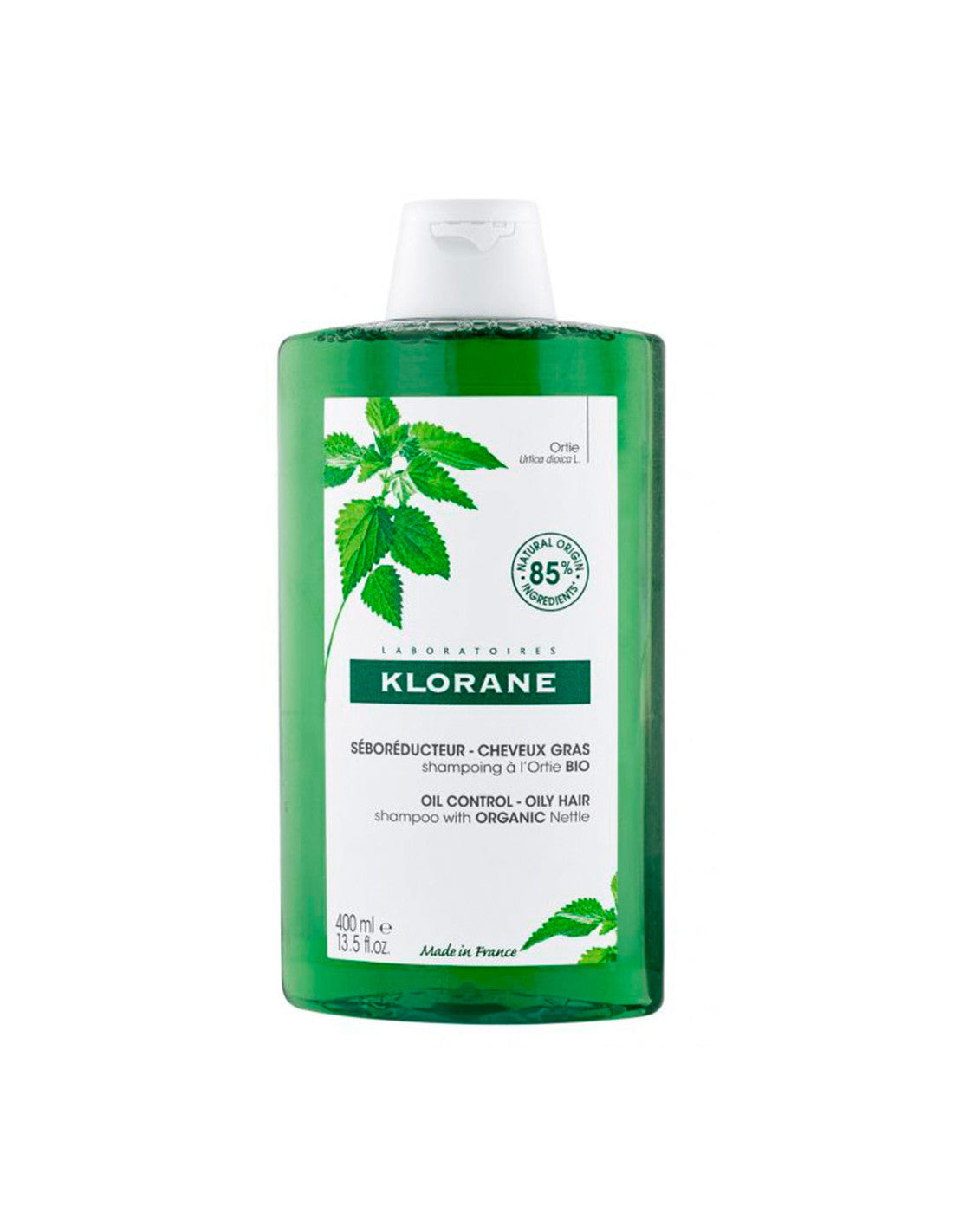 KLORANE ALL'ORTICA BIO shampoo sebo-regolatore capelli grassi 2 x 400 ml