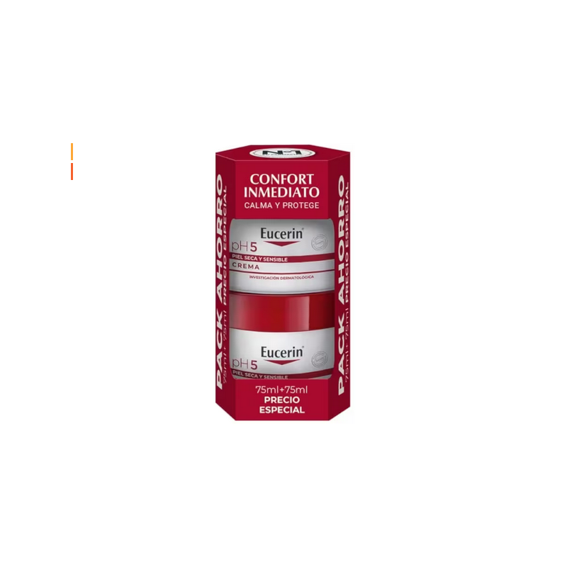 EUCERIN PH5 crème peaux sensibles lot de 2 x 75 ml