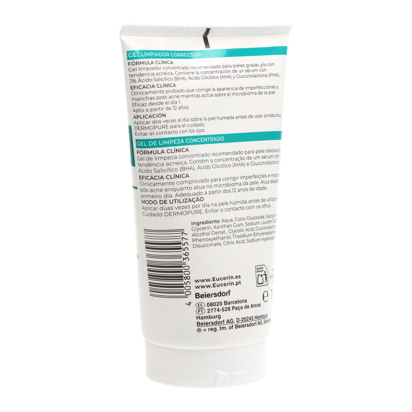 EUCERIN DERMOPURE OIL CONTROL gel concentré triple action 150 ml