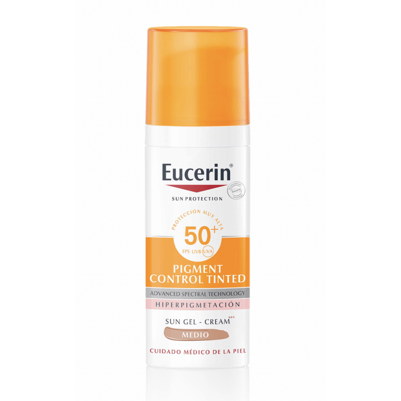 EUCERIN SUN PROTECTION pigment control gel-crema colorato SPF50+ #medium 50 ml