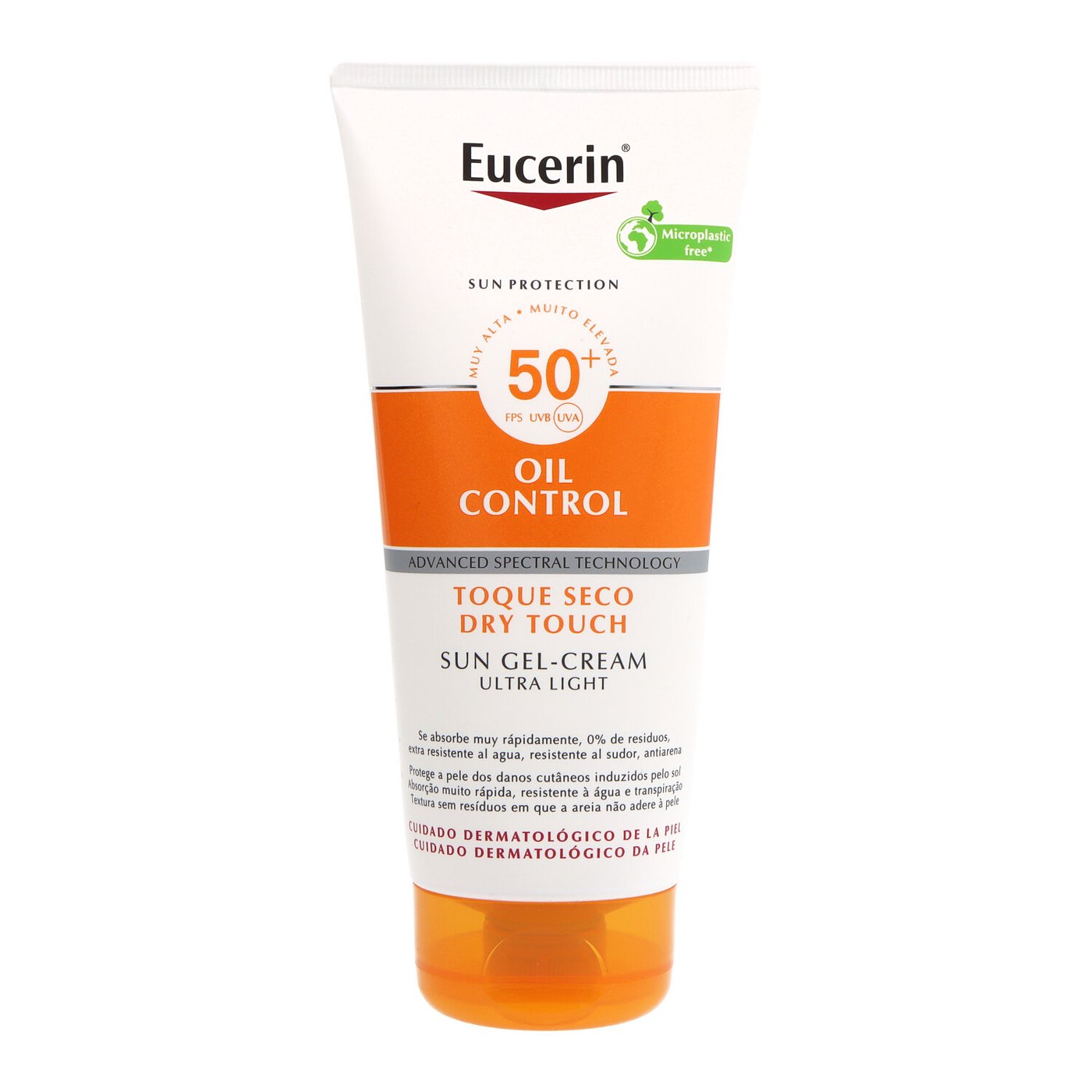 EUCERIN SUN PROTECTION visage OIL CONTROL crème-gel toucher sec SPF 50+ 200 ml