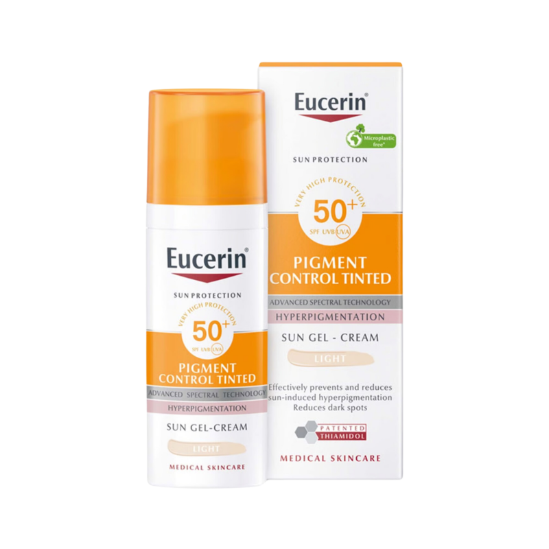 EUCERIN SUN PROTECTION pigment control gel-crème teinté SPF50+ #clair 50 ml