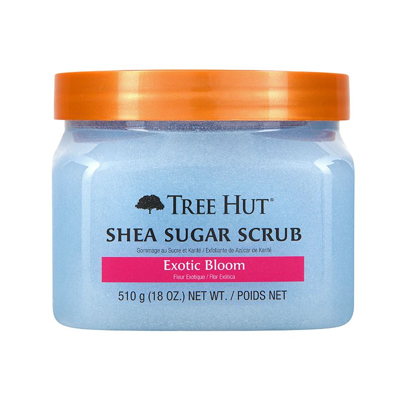 Gommage exfoliant au sucre fleur exotique TREE HUT 510 g