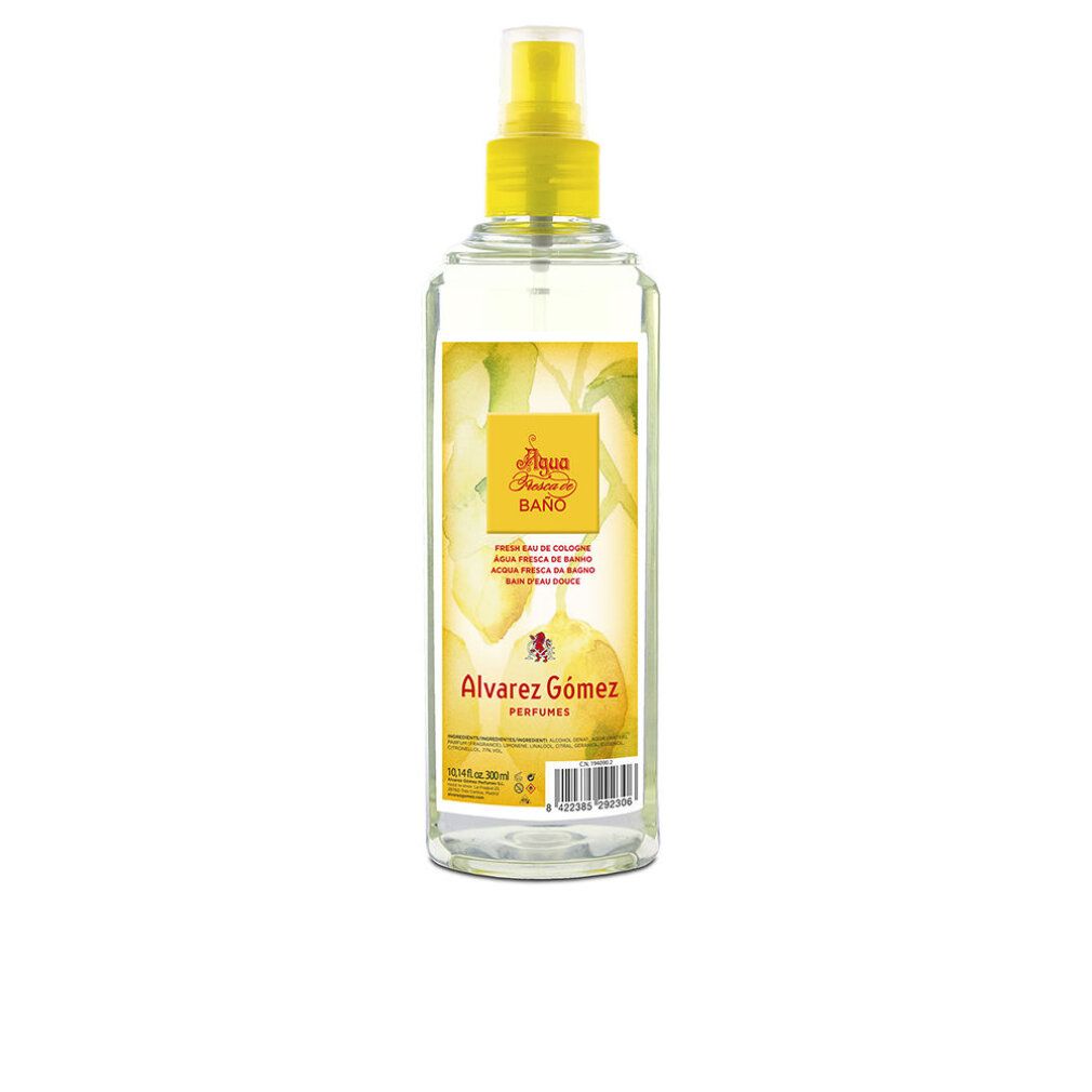 ALVAREZ GOMEZ EAU DE COLOGNE original fresh water vaporizer 300 ml