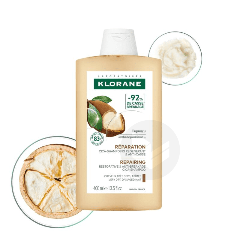 KLORANE AL CUPUAÇU BIO shampoo riparatore per capelli molto secchi 400 ml