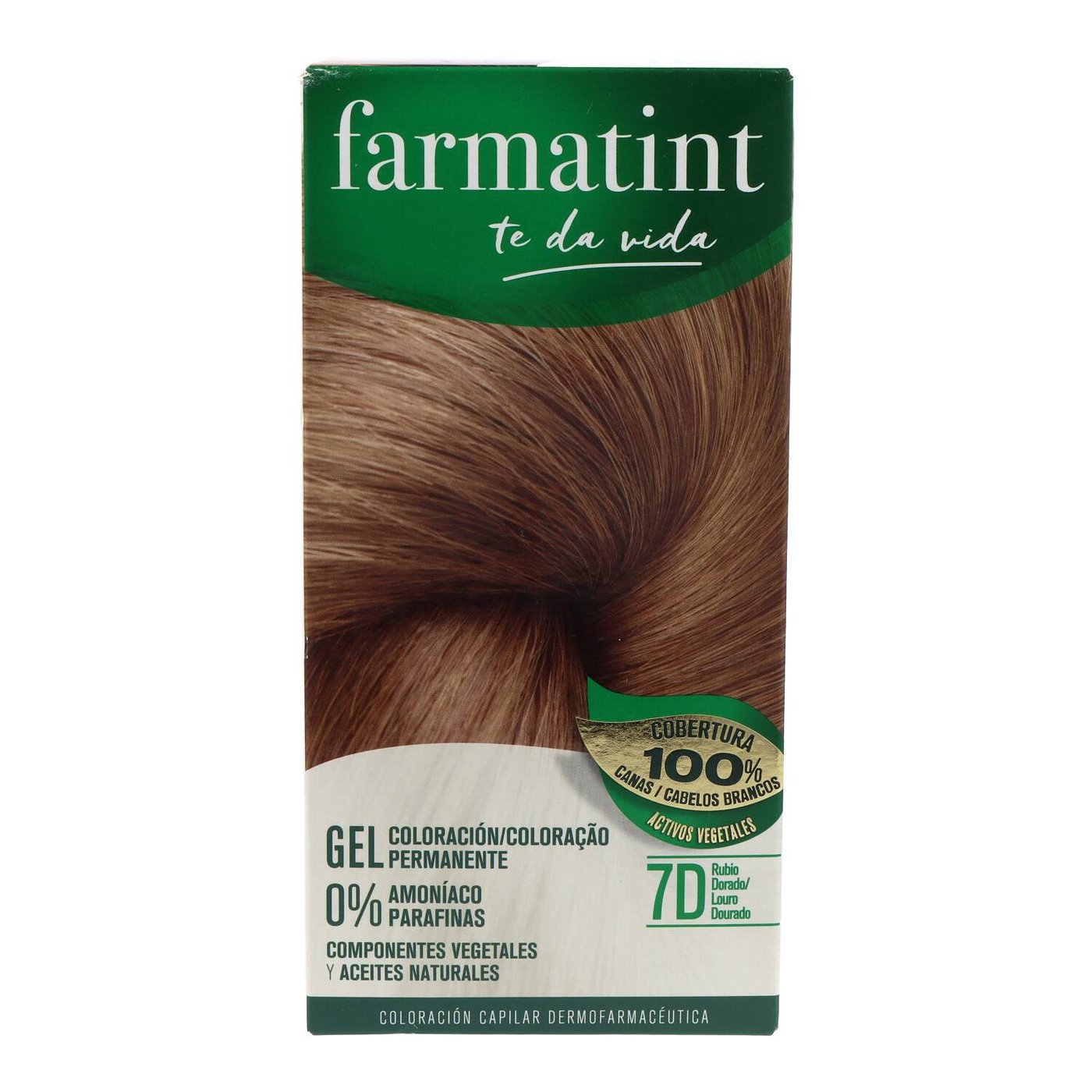 FARMATINT GEL colorazione permanente #7d-biondo dorato 5 unità