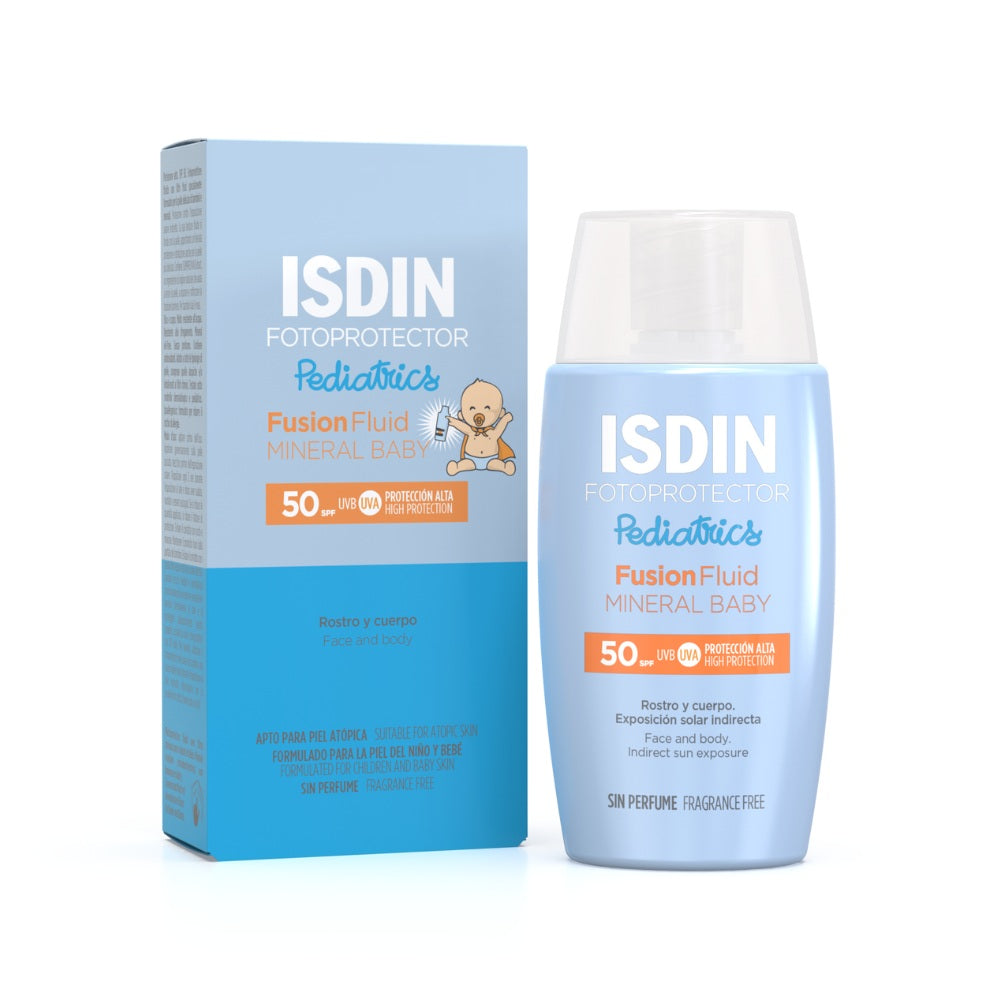 ISDIN BABY FLUID minerale SPF50+ FOTOPROTETTORE 50 ml