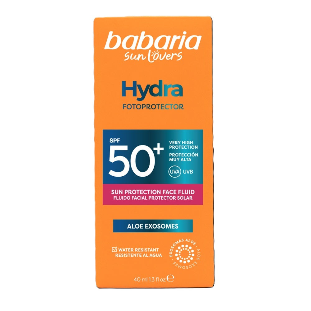BABARIA SUN LOVERS HYDRA facial solar fluid SPF50+ 40 ml