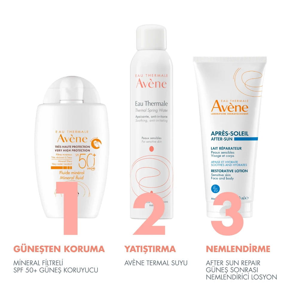 AVÈNE SOLAIRE HAUTE PROTECTION fluido minerale SPF50+ 40 ml