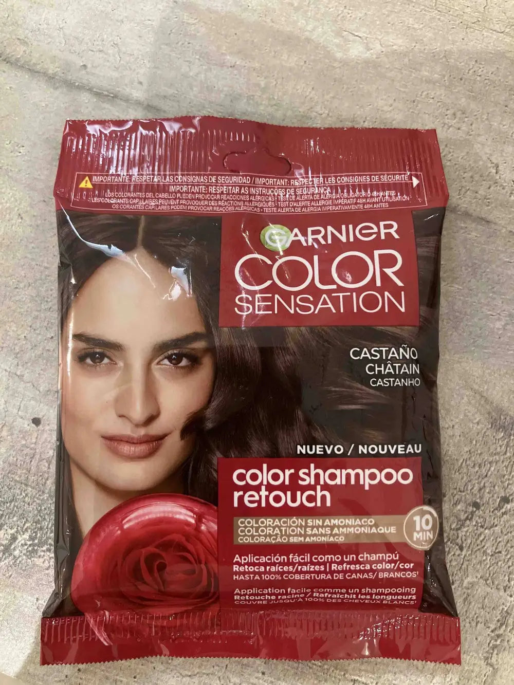 GARNIER COLOR SENSATION shampoo colorante tono su tono n. 3.0-castano scuro 1 pz