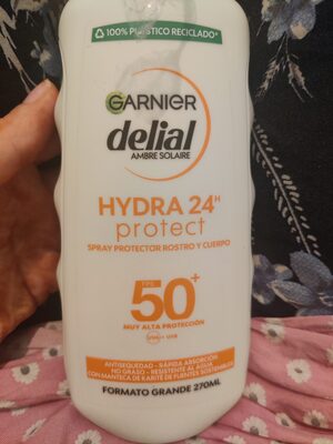 GARNIER HYDRA 24 PROTECT spray protettivo viso e corpo SPF50+ 270 ml
