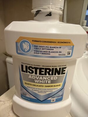LISTERINE ADVANCED WHITENING COLLUTORIO 1000 ml