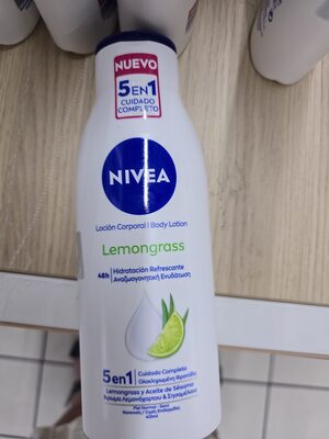 NIVEA LEMONGRASS body lotion 5 in 1 400 ml