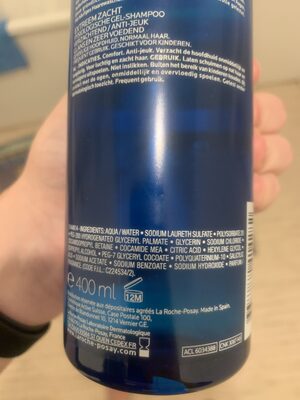 LA ROCHE POSAY KERIUM DOUX shampoo fisiologico in gel, per cuoio capelluto sensibile 400 ml