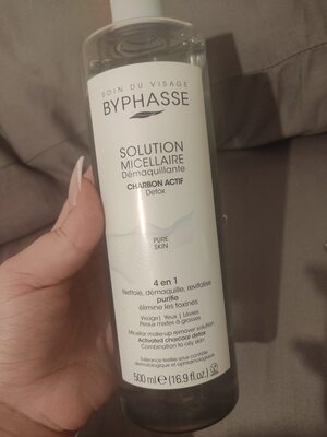 BYPHASSE Soluzione micellare struccante al carbone attivo 500 ml