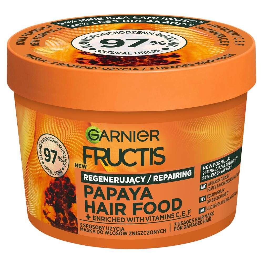 GARNIER FRUCTIS HAIR FOOD PAPAYA repairing shampoo 350 ml