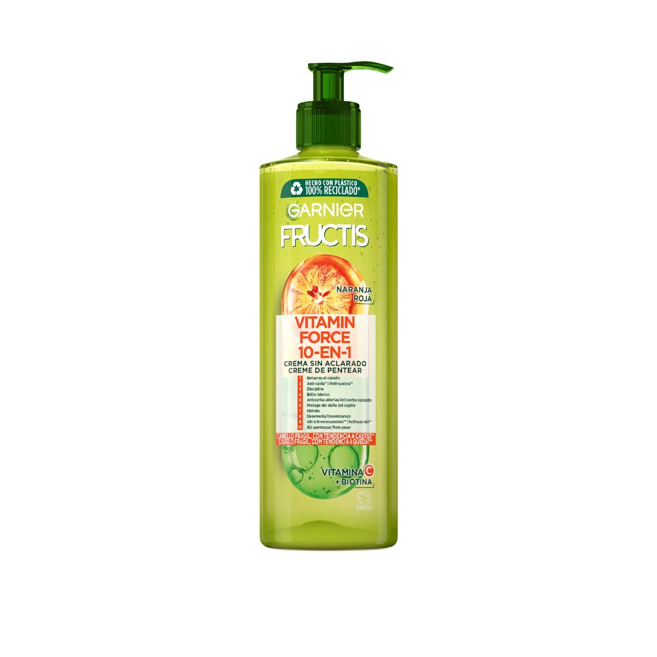 GARNIER FRUCTIS VITAMIN C FORCE & BIOTIN crema senza risciacquo 400 ml