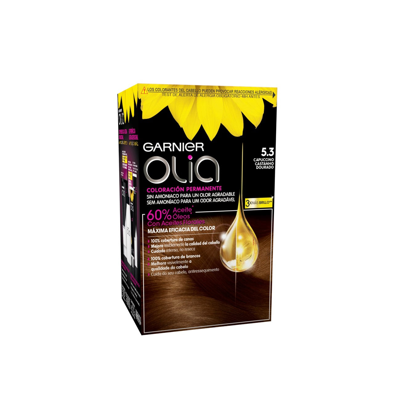 GARNIER OLIA colorazione permanente senza ammoniaca #5.3-cappuccino 1 pz