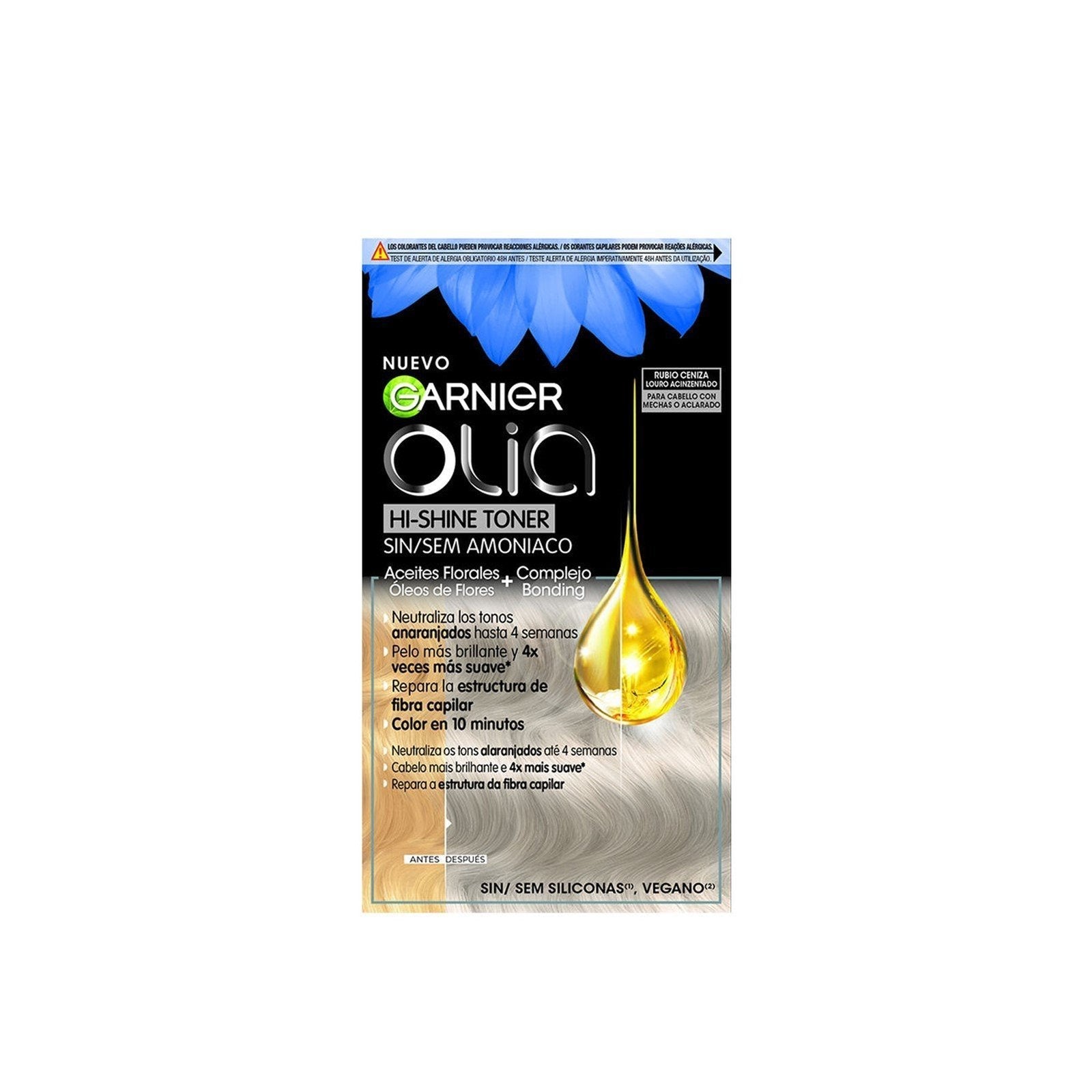 GARNIER OLIA neutralisant sans ammoniaque mèches-cheveux éclaircis #blond cendré 1 unité