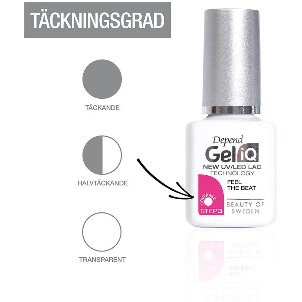 Smalto semipermanente BETER GEL IQ #berry much 5 ml