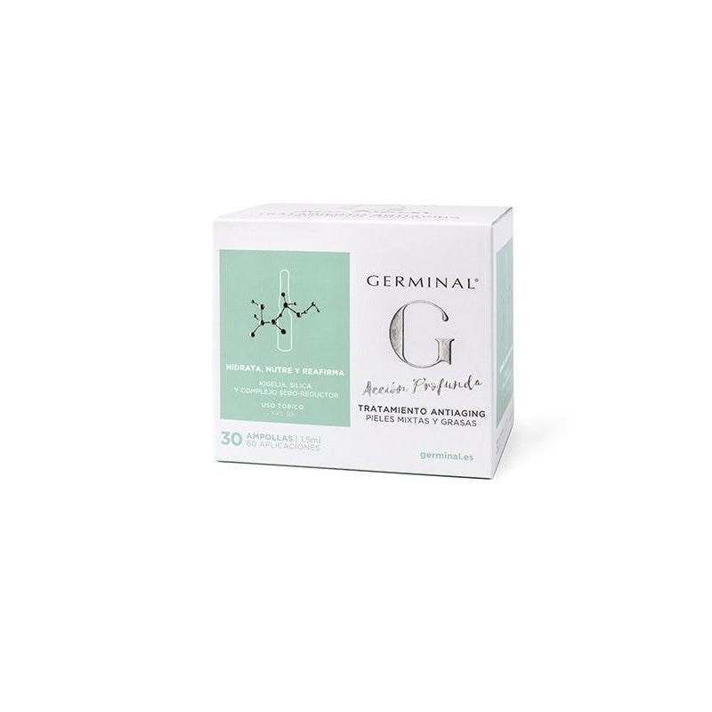 GERMINAL AZIONE PROFONDA fiale anti-età pelli miste e grasse 30 x 1,5 ml