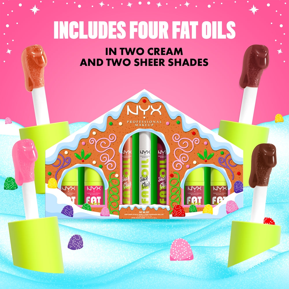 NYX PROFESSIONAL MAKE UP BURRO CORPO FAT OIL #trasparente 1 pz