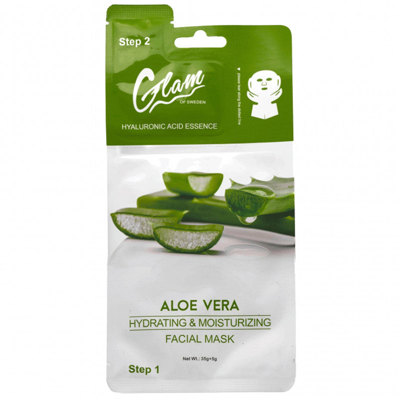 GLAM OF SWEDEN MASK aloe vera facial 35 + 5 gr
