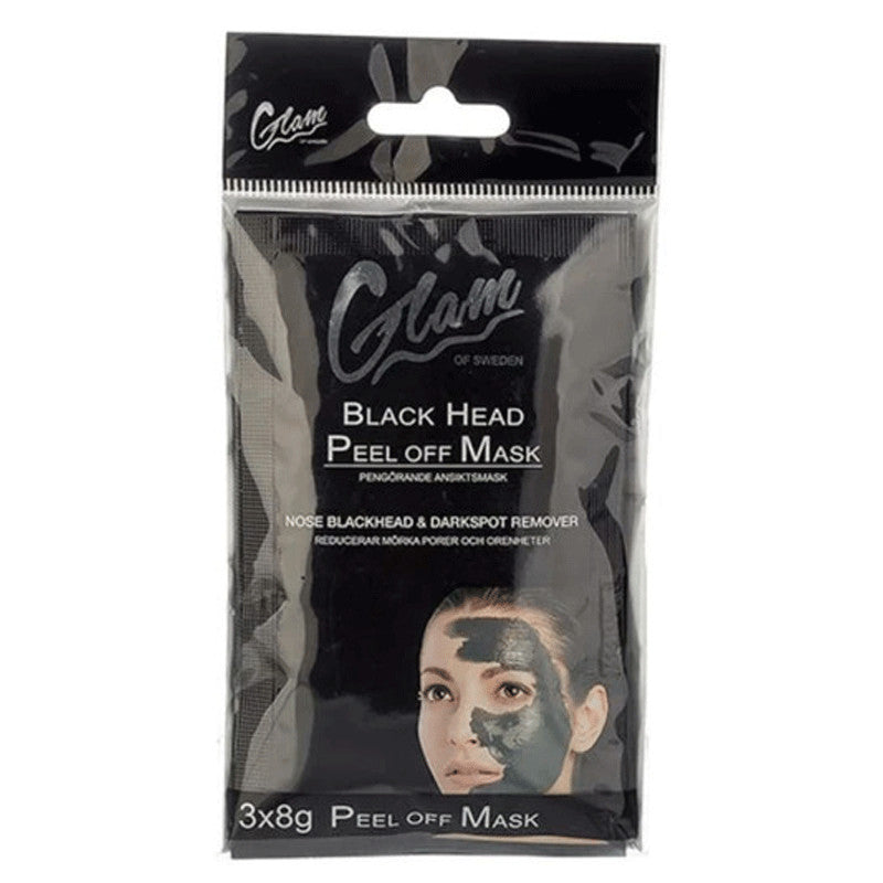 GLAM OF SWEDEN MASCHERA punti neri peel off 3 x 8 gr