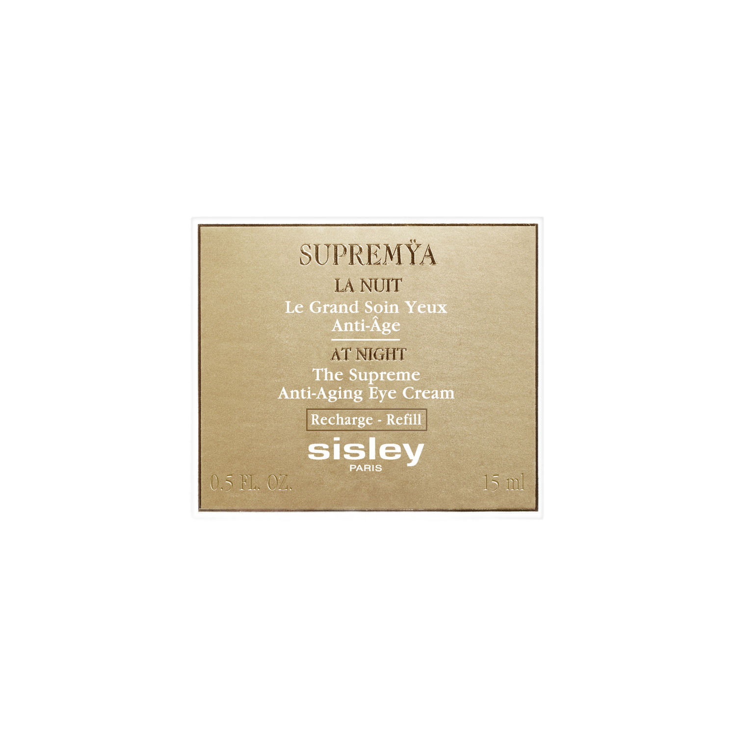 SISLEY SUPREMYA La Nuit Le Grand Soin Anti-Âge Yeux recharge 15 ml
