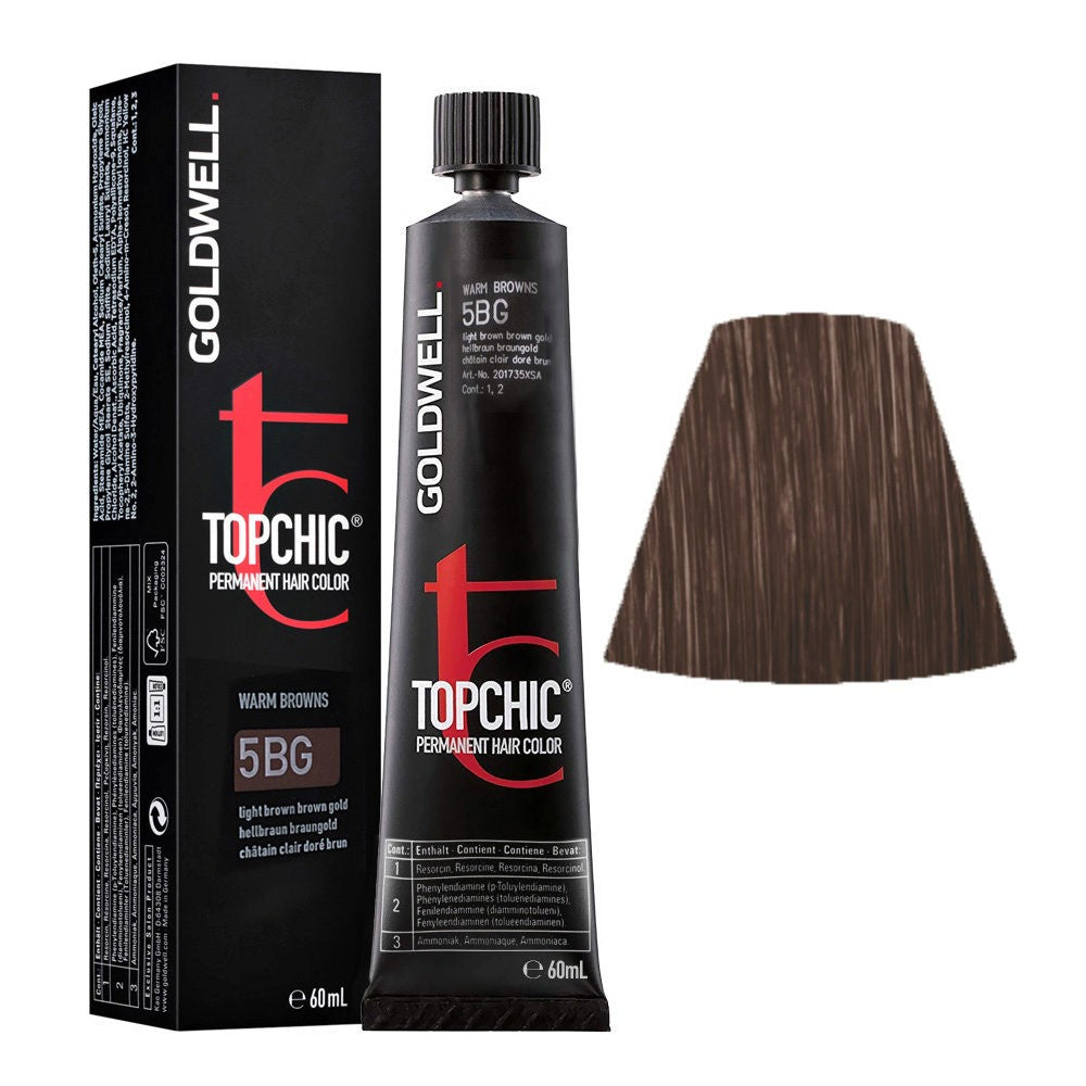 GOLDWELL TOPCHIC permanent hair color #5BG 60 ml