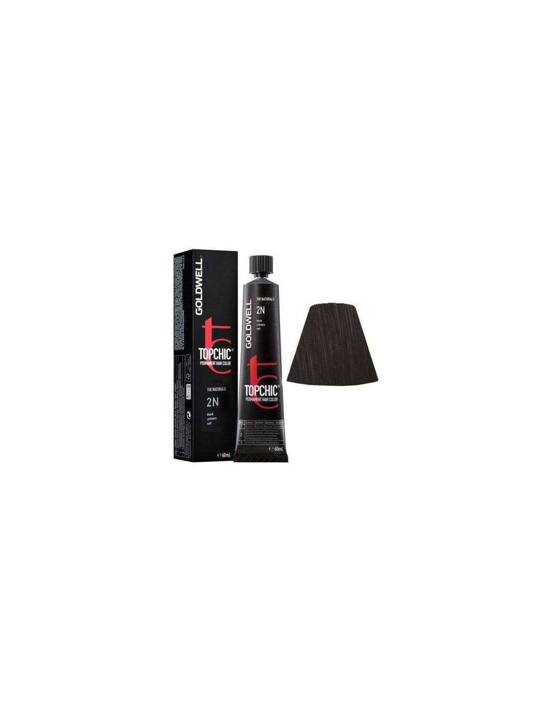 GOLDWELL TOPCHIC permanent hair color #2N 60 ml
