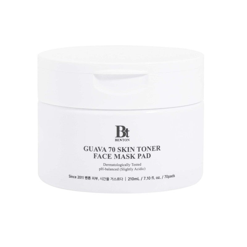 BENTON GUAVA 70 SKIN TONER dischetti maschera viso 70 pz