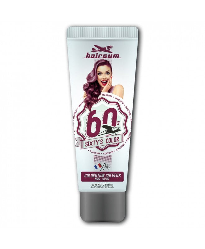 HAIRGUM SIXTY'S COLOR colorazione capelli #magenta