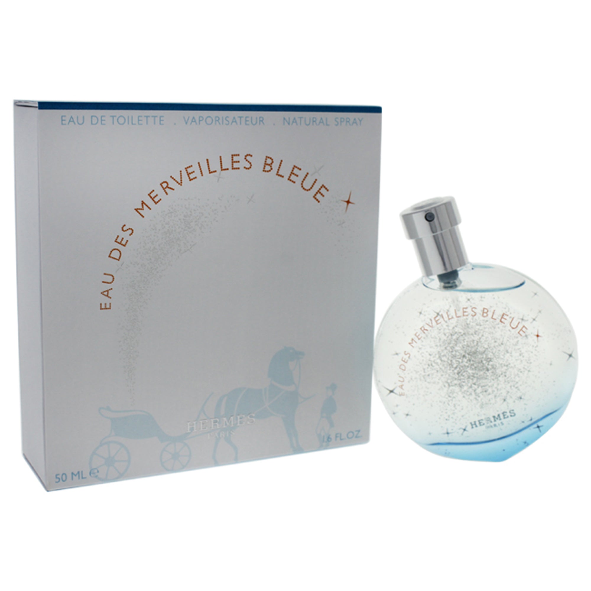 HERMÈS EAU DES MERVEILLES BLEUE eau de toilette spray 50 ml