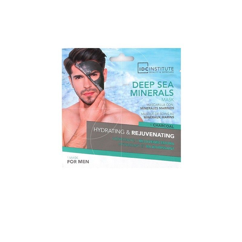IDC INSTITUTE DEAD SEA MINERALS maschera idratante e rivitalizzante per uomo 22 gr