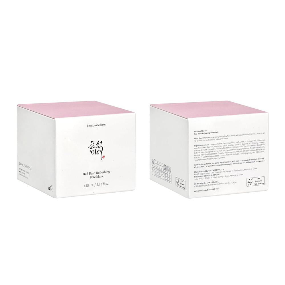 BEAUTY OF JOSEON Maschera Rinfrescante Pori Fagiolo Rosso 140 ml