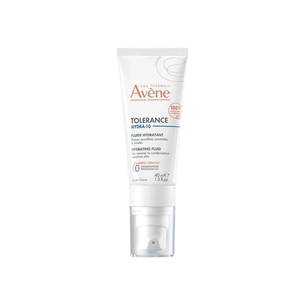 AVÈNE TOLERANCE HYDRA-10 Fluide hydratant 100 % naturel 40 ml