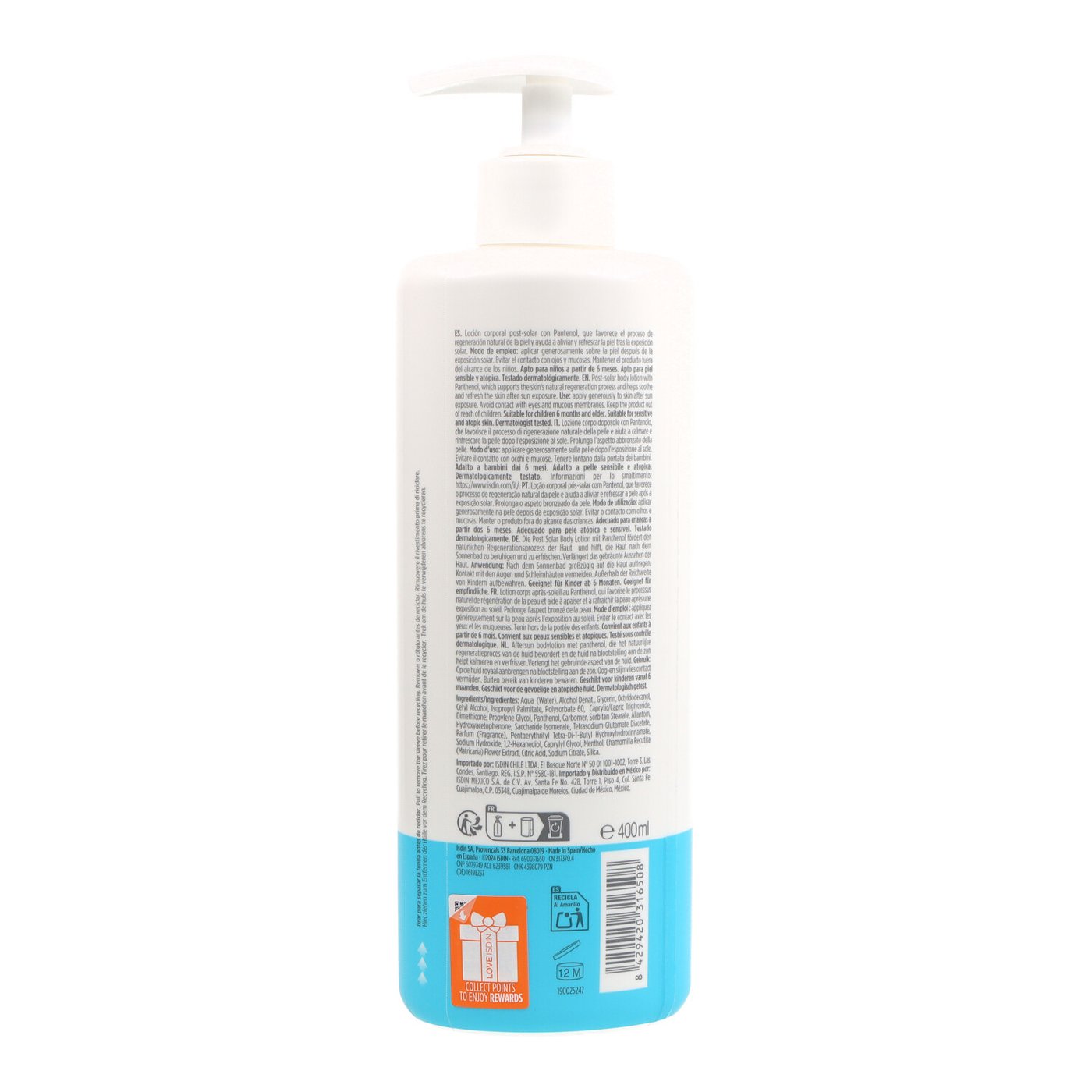 ISDIN POST-SOLAR lozione doposole 400 ml