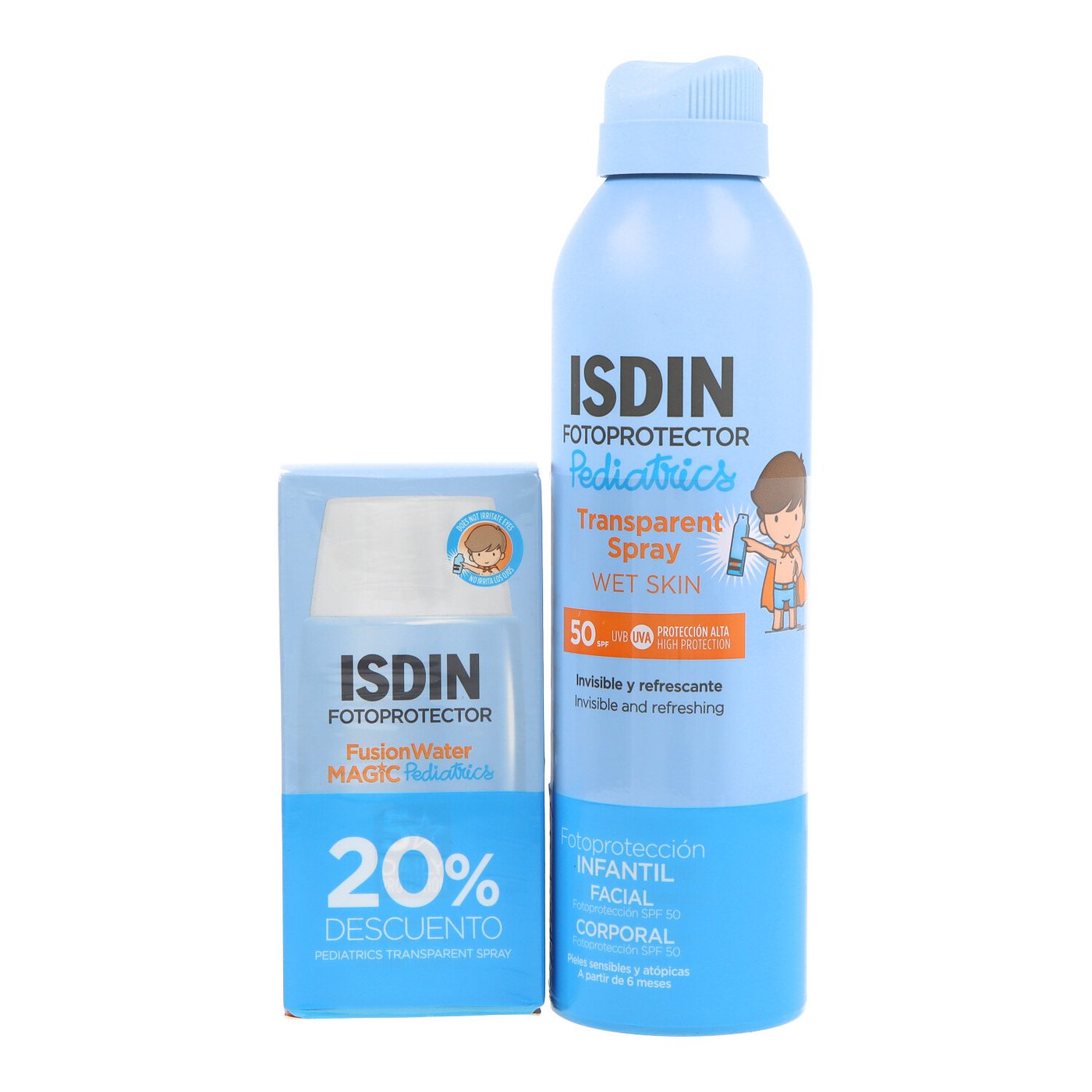 ISDIN Pediatrics Crema Solare Viso e Corpo SPF50 Confezione Doppia