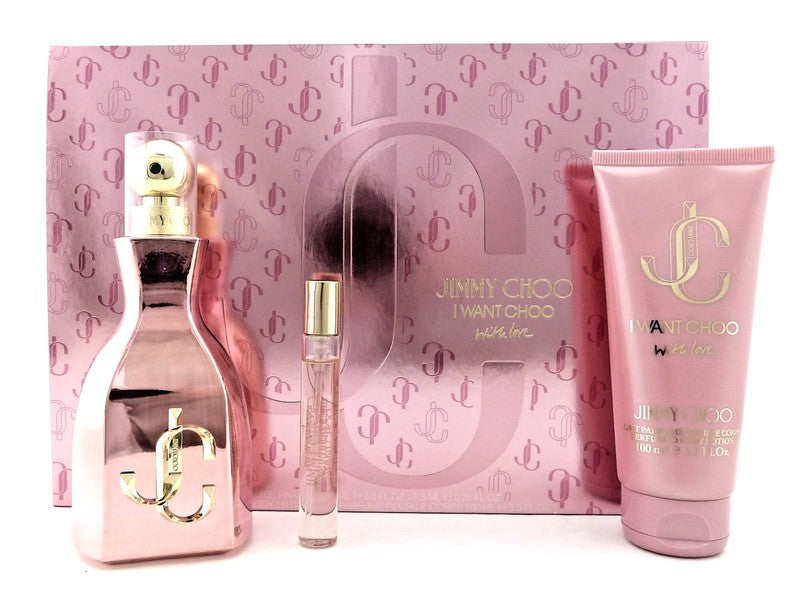 JIMMY CHOO I WANT CHOO WITH LOVE COFFRET 3 pcs