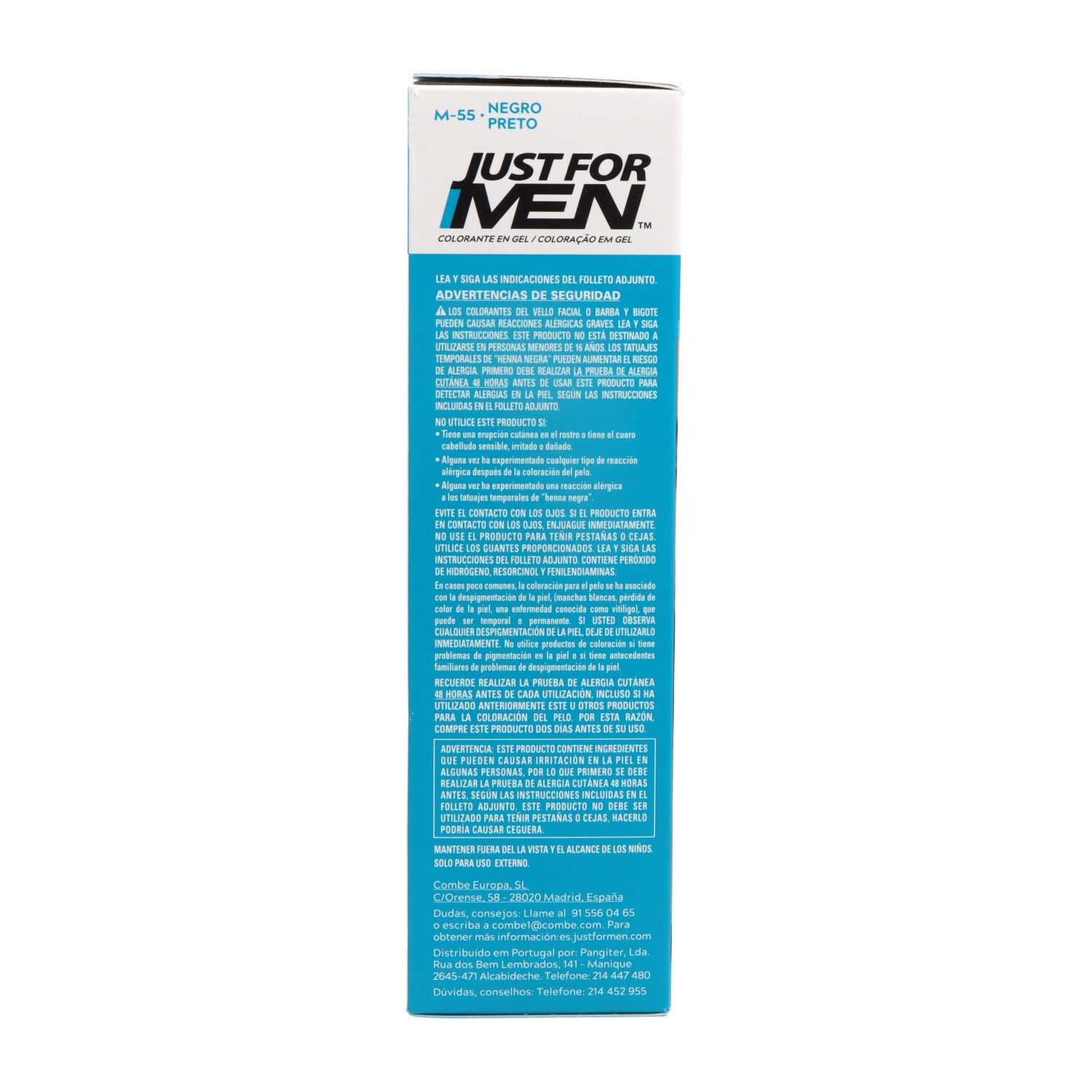 JUST FOR MEN COLORANT en gel moustache, barbe et favoris #noir 15 ml