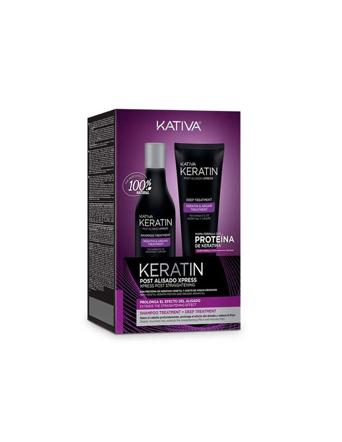 KATIVA CHERATINA EXPRESS KIT LISCIANTE DOPO TRATTAMENTO BRASILIANO 2 pz