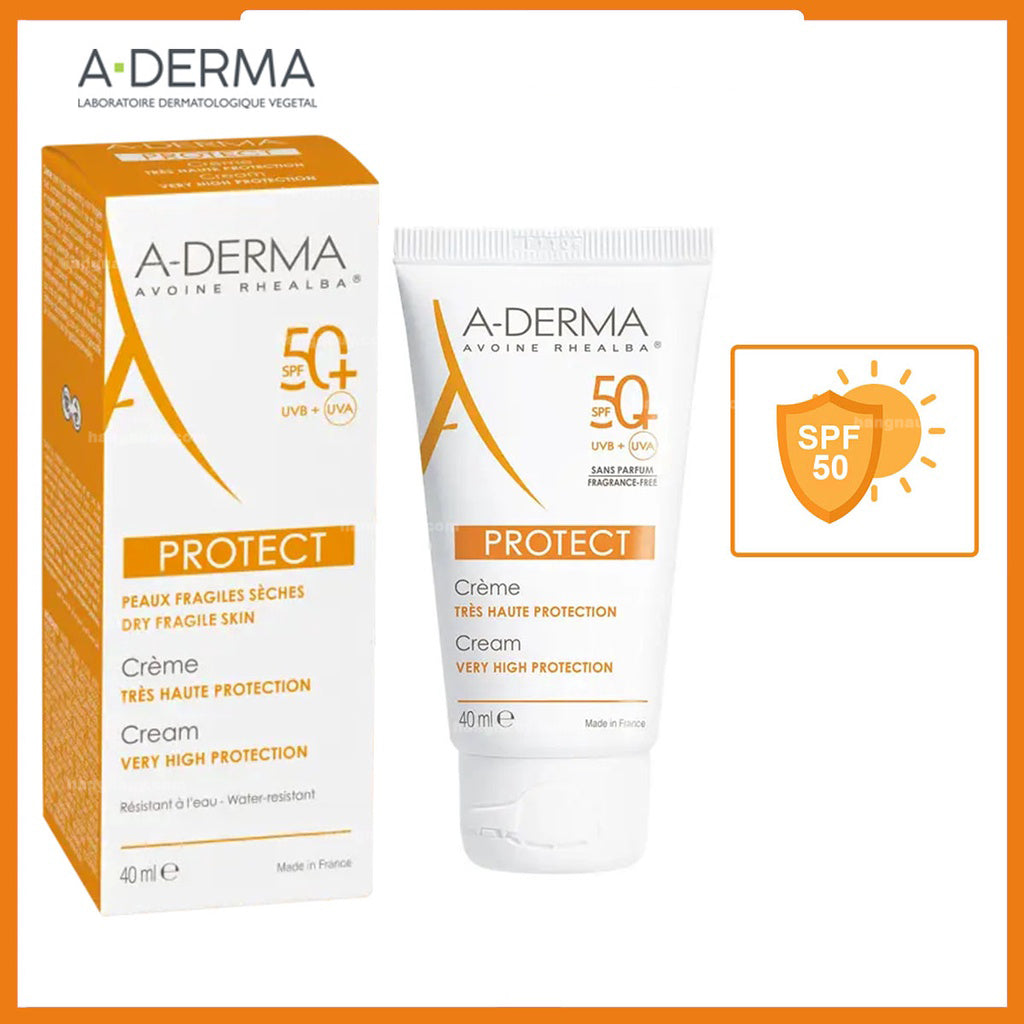 A-DERMA PROTECT sun cream SPF50+ 40 ml