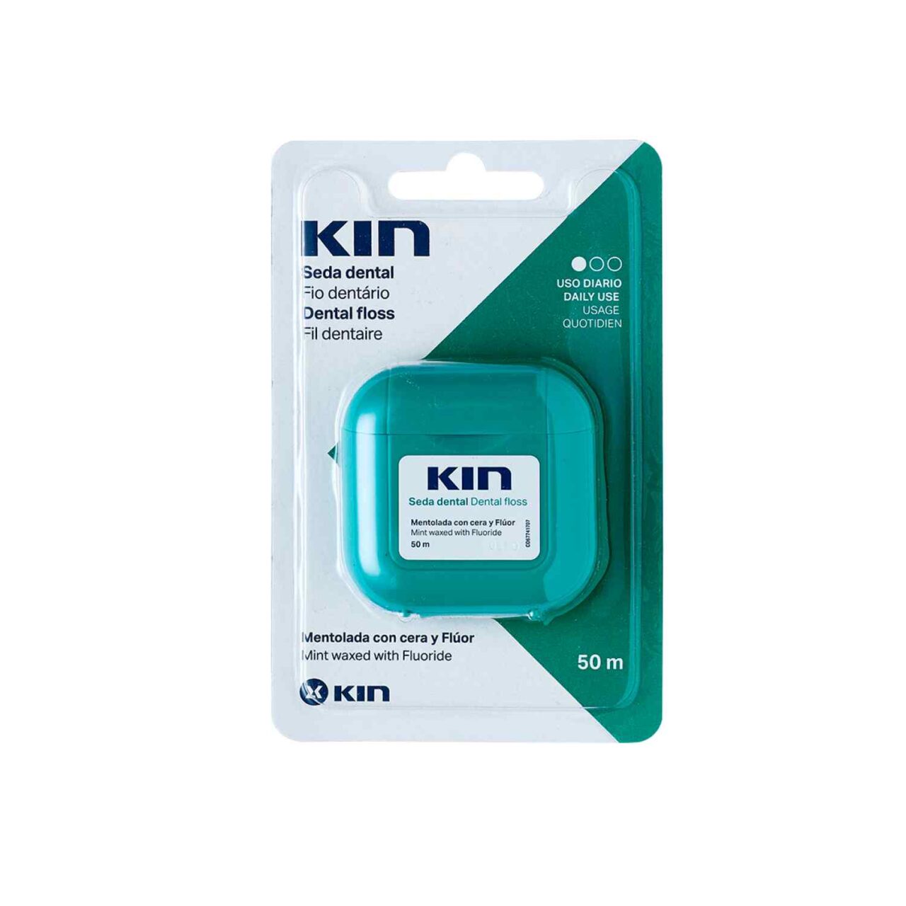 KIN filo interdentale cerato al mentolo 50 ml
