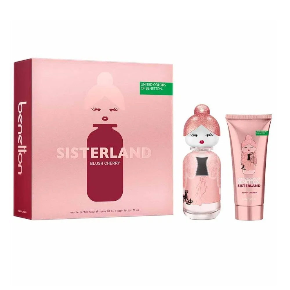 BENETTON SISTERLAND BLUSH CHERRY CUSTODIA 2 pz