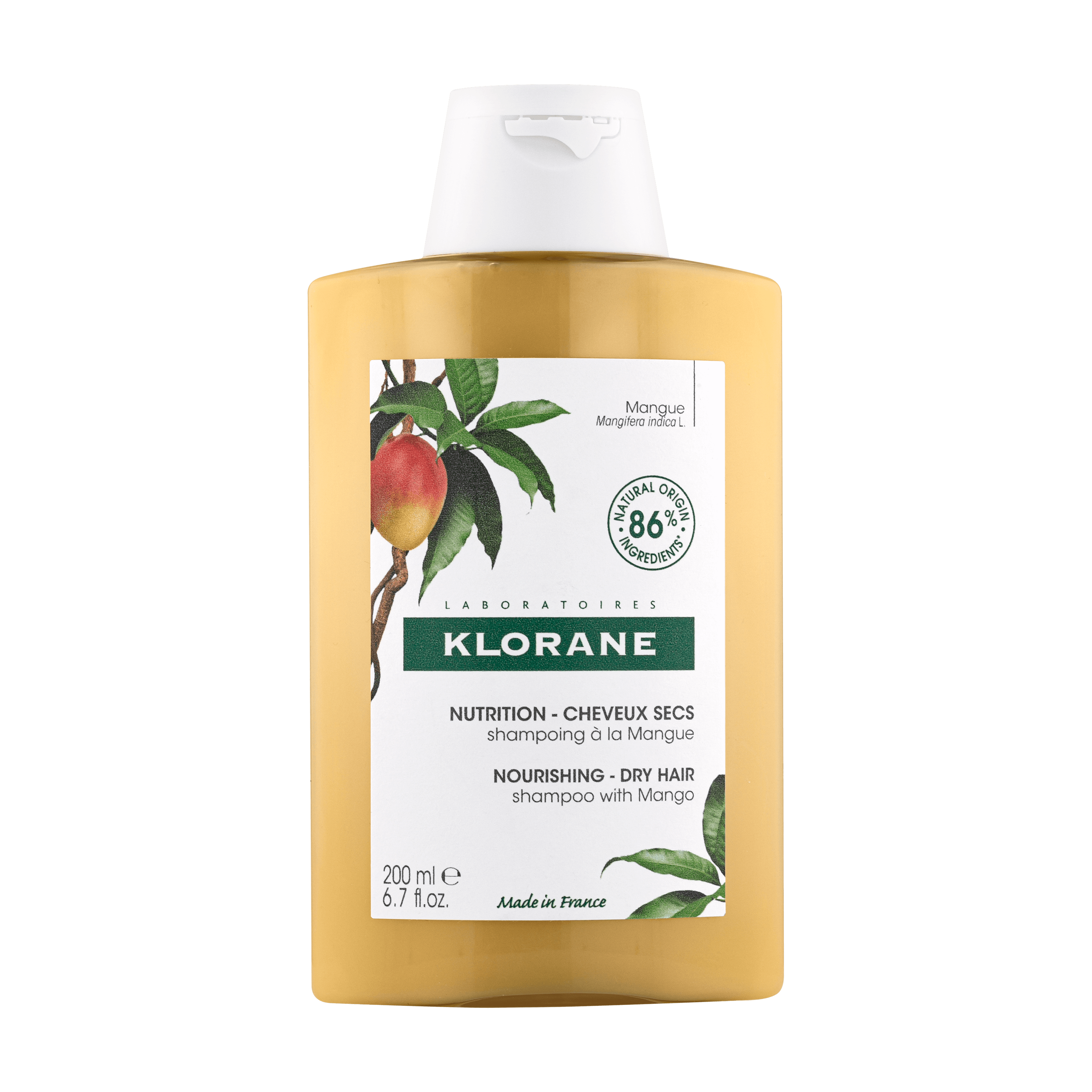 KLORANE AL MANGO shampoo nutriente per capelli secchi 200 ml
