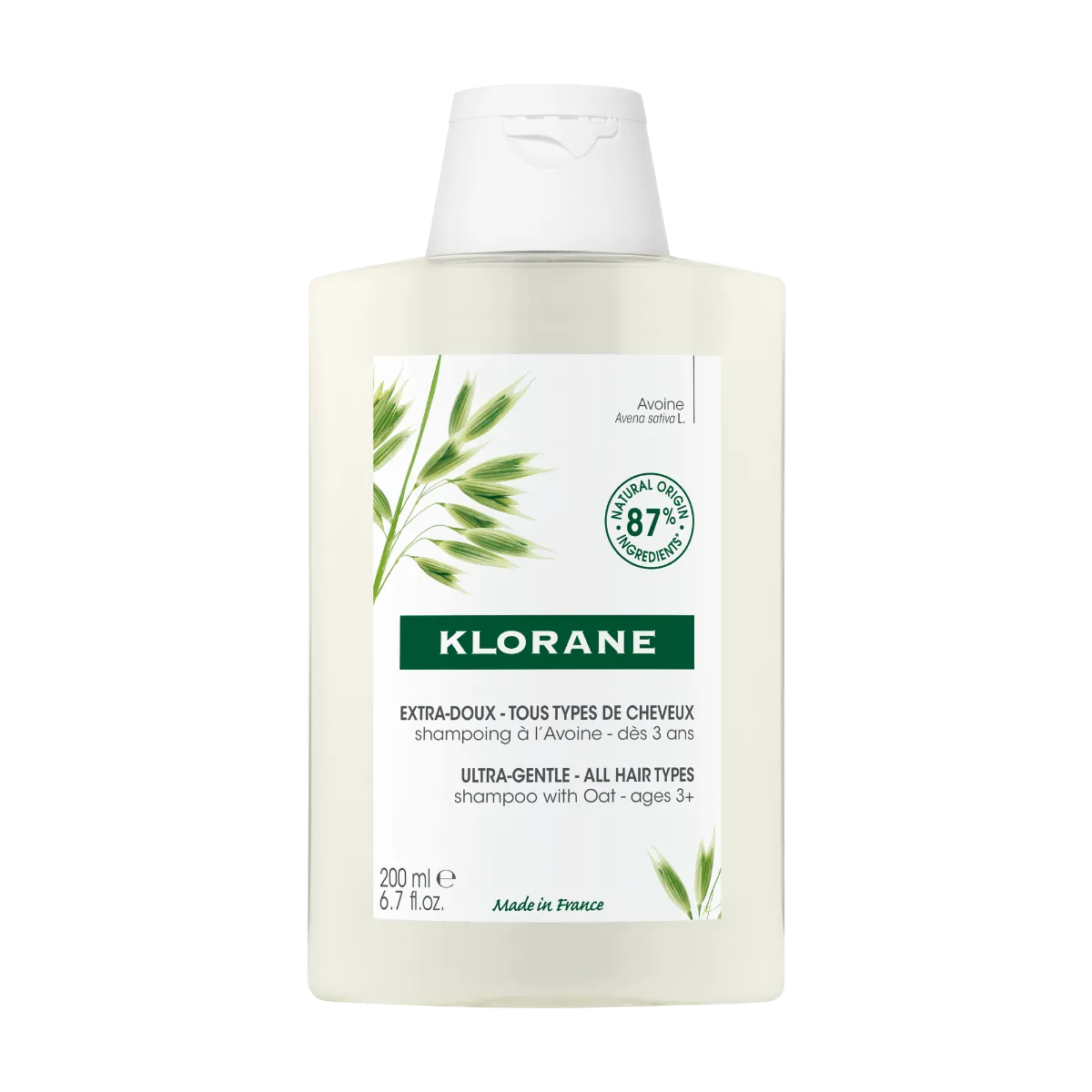 KLORANE OAT MILK mild shampoo 200 ml