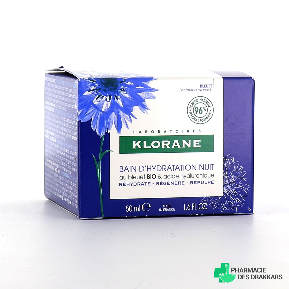 KLORANE BIO FIORDALISO & ACIDO IALURONICO bagno idratante notte 50 ml