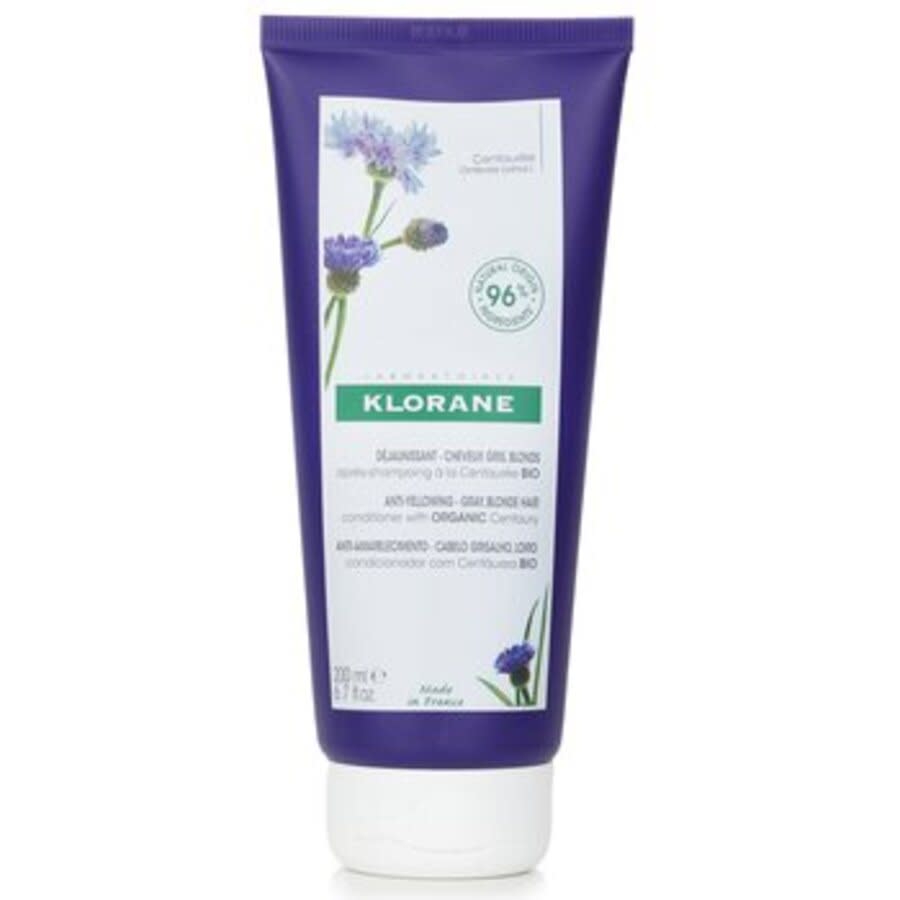 KLORANE ALLA CENTAUREA BIO balsamo antigiallo per capelli grigi e biondi 150 ml