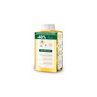 KLORANE ALLA CAMOMILLA shampoo illuminante riflessi biondi duo 2 x 400 ml